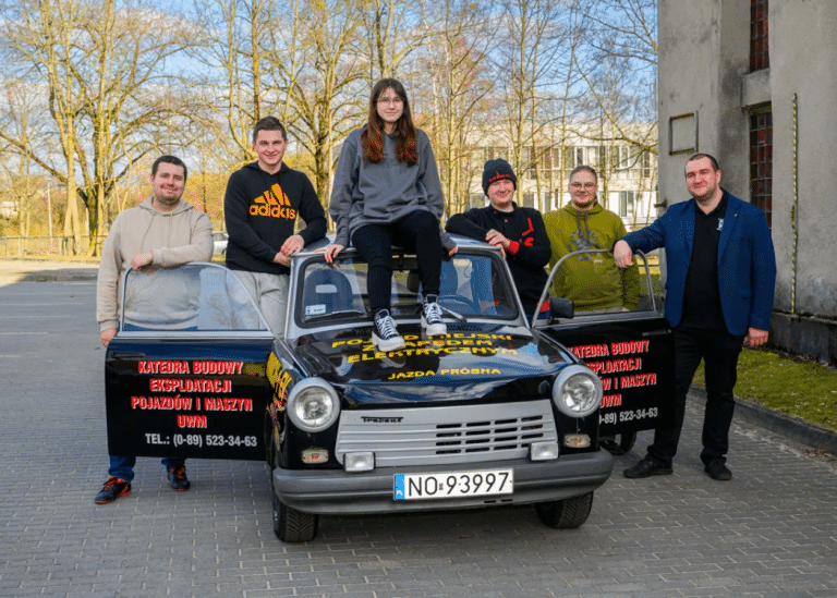 Nowe życie dla trabanta. Projekt UWM wprowadza klasyk w erę elektromobilności