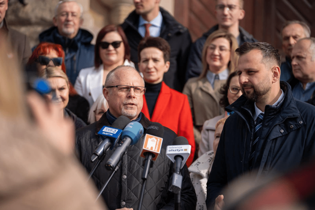 Robert Szewczyk podsumowuje kampanię wyborczą w Olsztynie polityka Olsztyn, Wiadomości