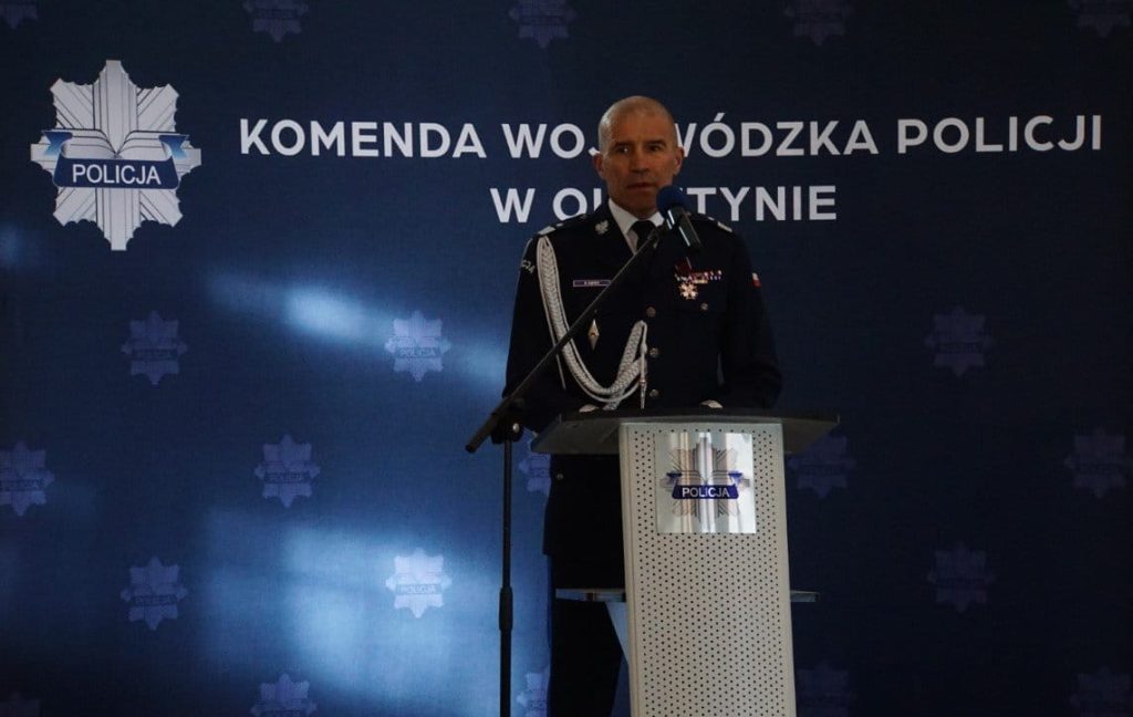 Zmiana na stanowisku Komendanta Wojewódzkiego Policji w Olsztynie Kronika policyjna Olsztyn, Wiadomości, zShowcase