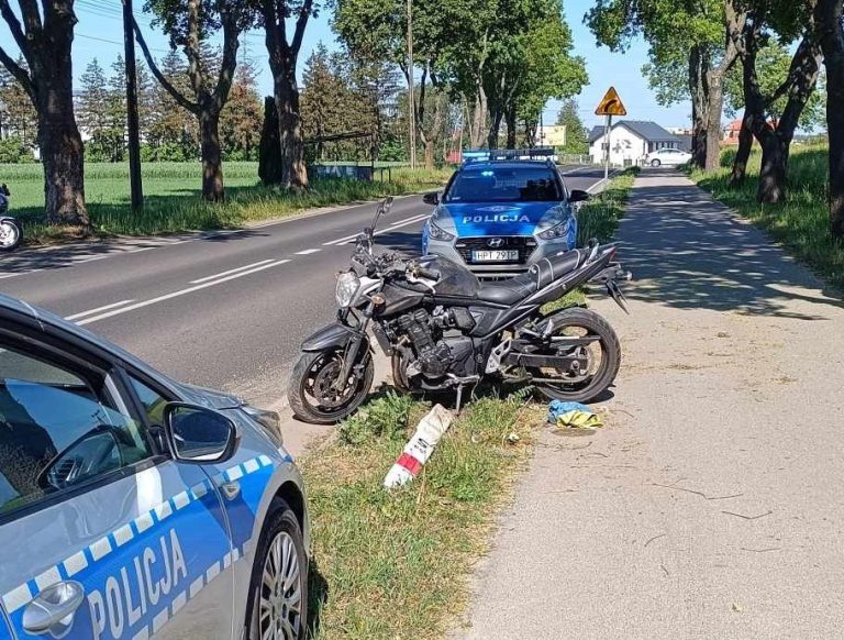 BMW zajechało drogę motocykliście