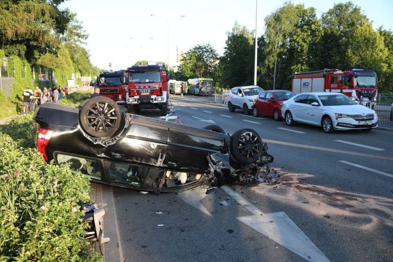 Szaleńcza jazda wywrotką po ul. Bałtyckiej nie zostanie zakwalifikowana jako wypadek