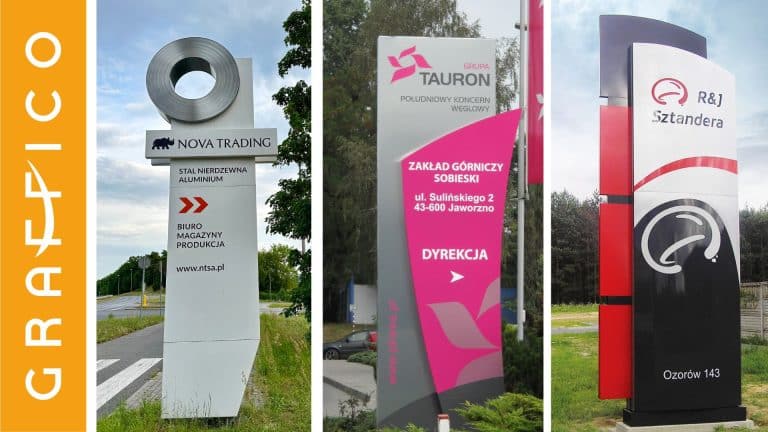 pylony reklamowe