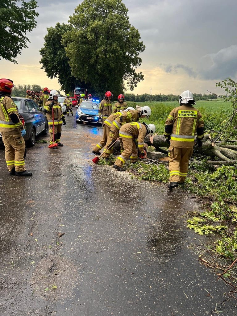 Nawałnica przeszła nad naszym regionem, strażacy mieli pełne ręce roboty! straż pożarna Braniewo, Wiadomości, zShowcase