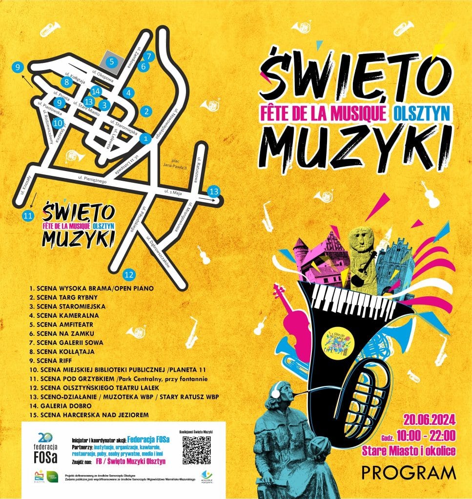 Cały Olsztyn będzie grał i śpiewał! Dołącz do Fête de la Musique! rozrywka Olsztyn, Wiadomości, zShowcase