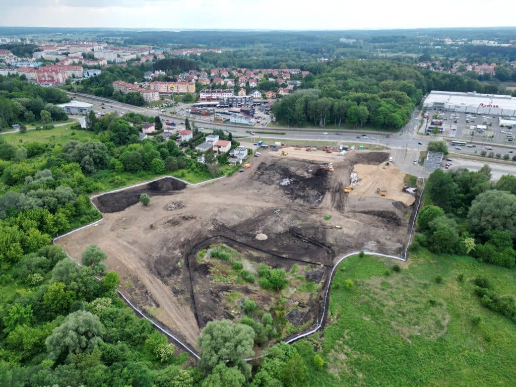 Koło Galerii Warmińskiej powstaje wielki salon meblowy. Jedna też coś jeszcze ruch drogowy Olsztyn, Wiadomości, zShowcase