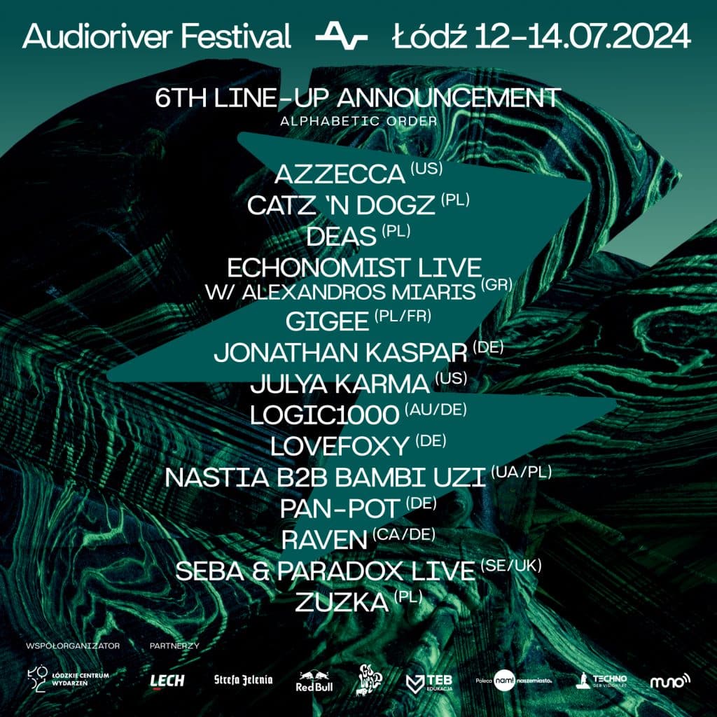 Audioriver 2024: wyjątkowa niedziela z najlepszymi artystami muzyki elektronicznej muzyka Materiał zewnętrzny