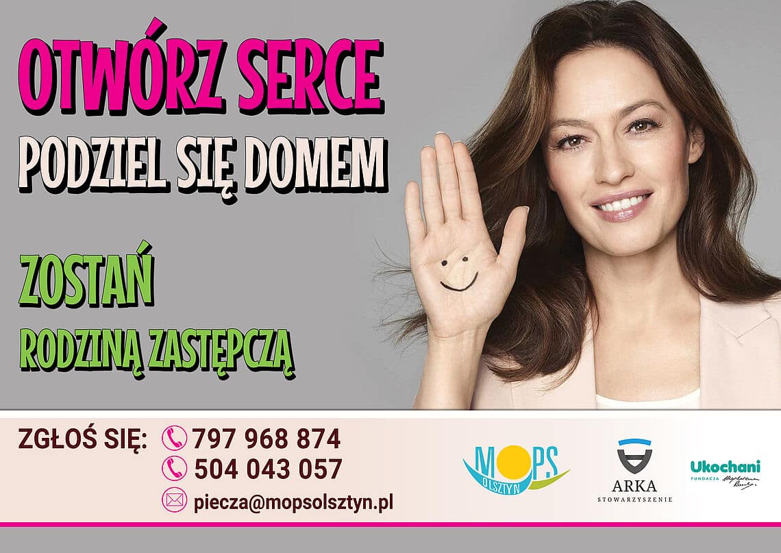 Magdalena Rożczka wspiera kampanię rodzicielstwa zastępczego społeczeństwo Olsztyn, Wiadomości, zShowcase