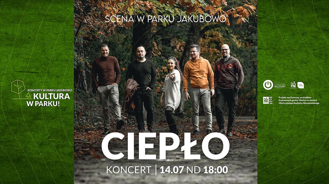 Startuje "Kultura w Parku". Pierwszy koncert już w niedzielę muzyka Olsztyn, Wiadomości, zShowcase