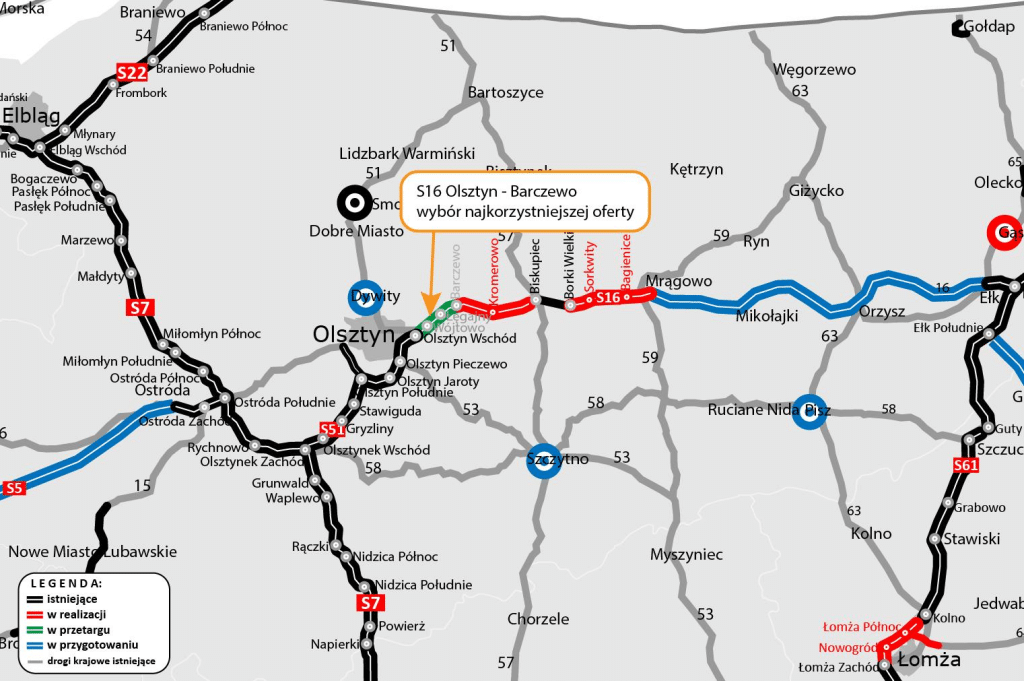 Podjęto ważną decyzję. Nowa droga ekspresowa przez Mazury coraz bliżej realizacji! ruch drogowy Olsztyn, Wiadomości, zShowcase