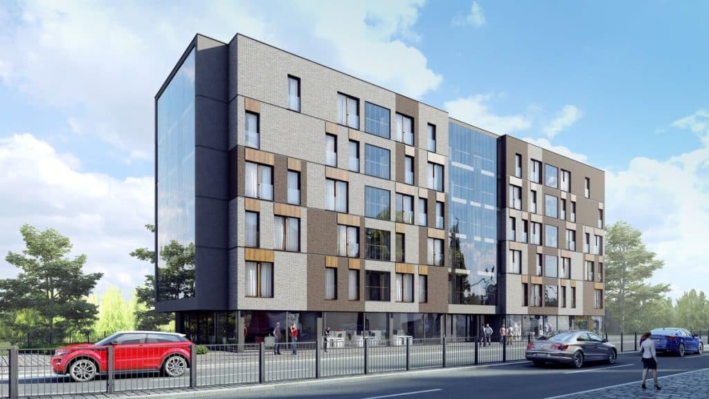 Kolejny apartamentowiec w centrum Olsztyna. Luksusowe mieszkania obok torów kolejowych nieruchomości Olsztyn, Wiadomości, zShowcase