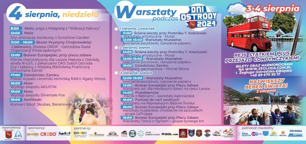 Dni Ostródy z największym bębnem i wyjątkowymi koncertami rozrywka Ostróda, Wiadomości, zShowcase