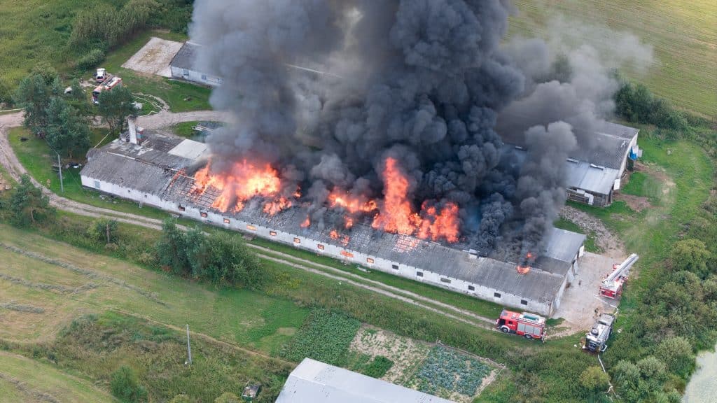 Zastępy straży walczyły z ogromnym pożarem straż pożarna Ostróda, Wiadomości, zShowcase