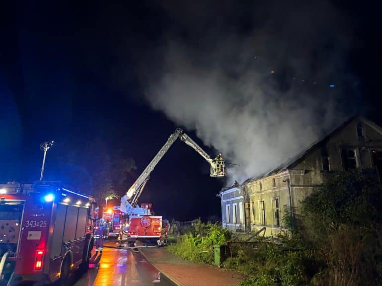 Śmiertelny pożar w powiecie elbląskim