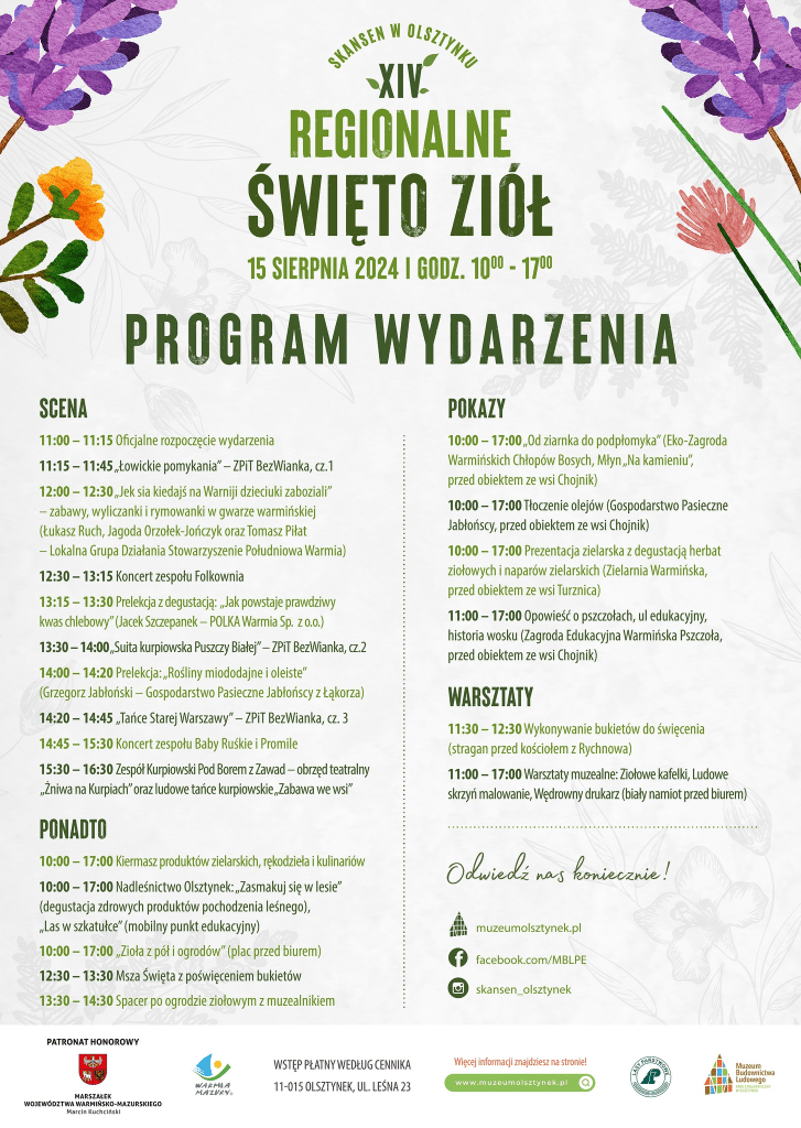 Moc atrakcji na regionalnym Święcie Ziół. Tego nie można przegapić! rozrywka Olsztyn, Wiadomości, zShowcase