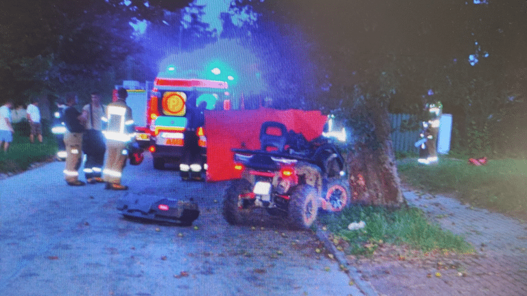 23-letnia kobieta zginęła w wypadku quada