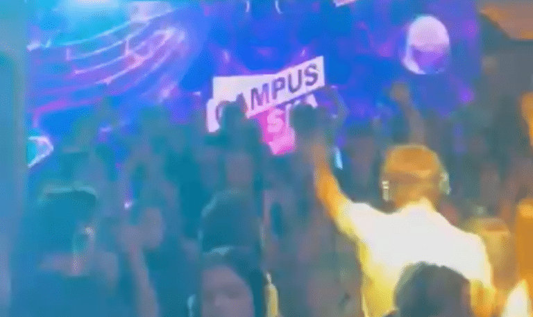 Gorąca impreza na Campusie w Olsztynie.  Mocno pobudzonej młodzieży puściły hamulce?