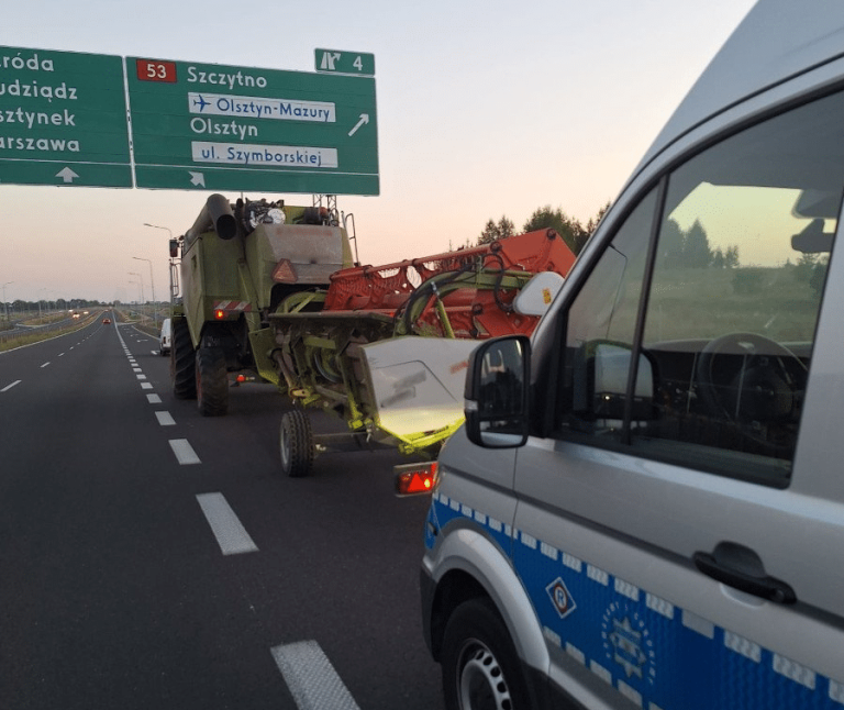 Kombajnem drogą ekspresową? Czemu nie!