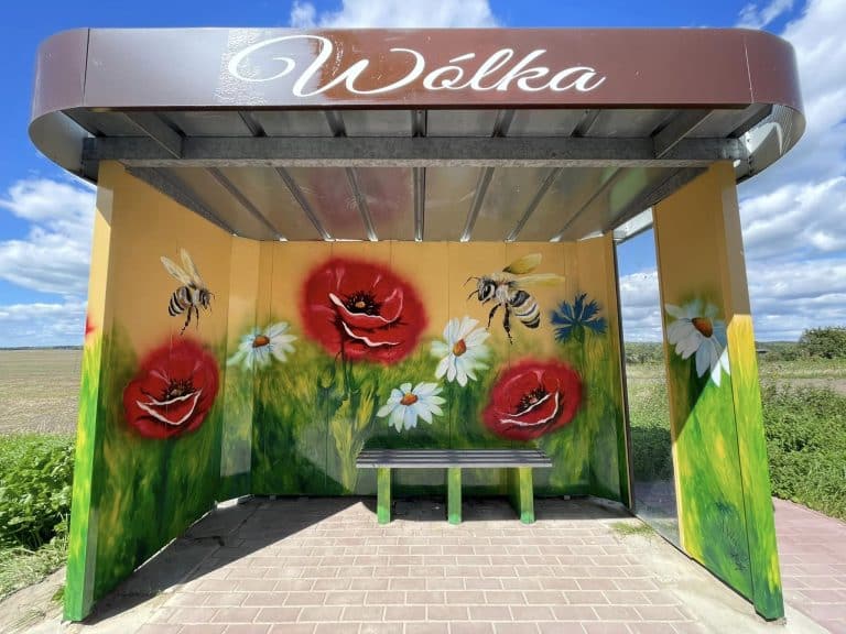 Kolorowe przystanki promują Warmię i Mazury. Gdzie je znajdziesz?