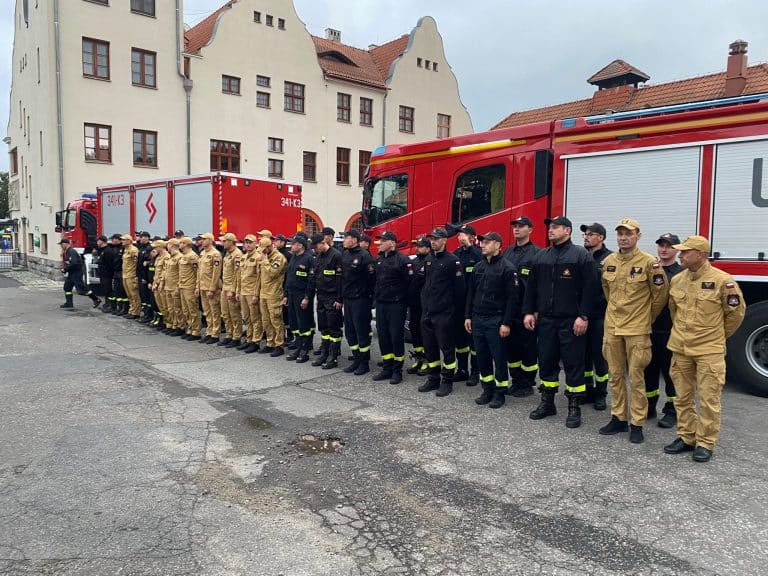 Strażacy z Warmii ruszają do walki z powodzią na południu