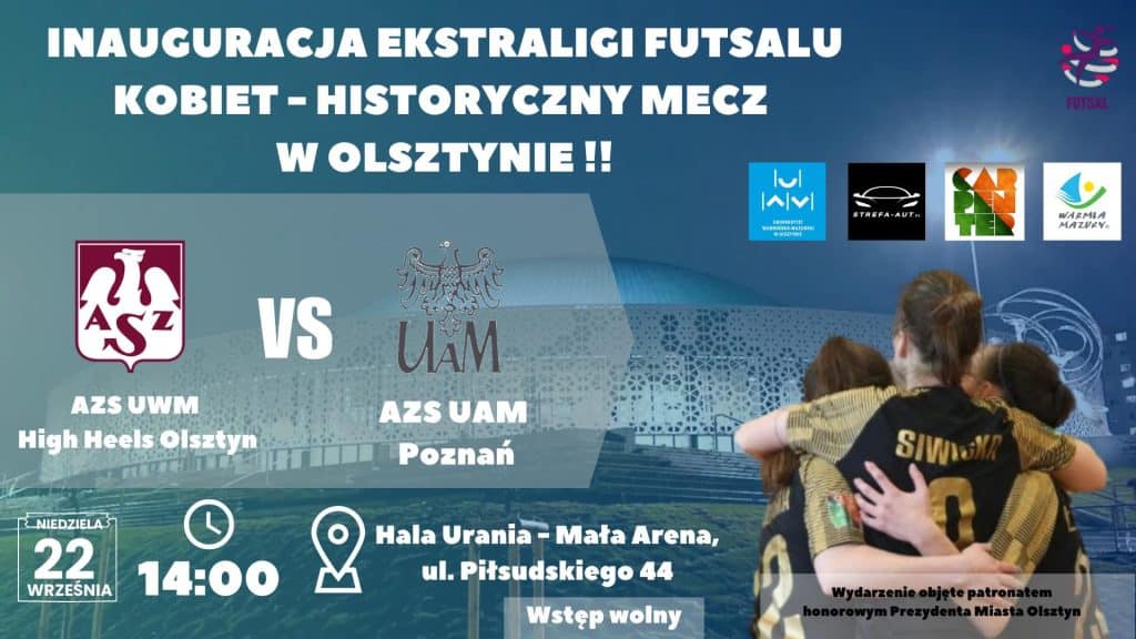 Futsalistki z UWM debiutują w Ekstralidze. Pierwszy mecz już w niedzielę sport Olsztyn, Wiadomości