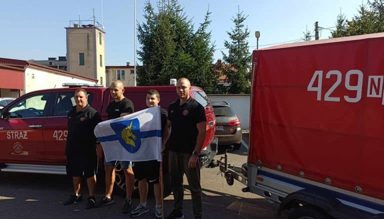 Urlop zamienili na misję ratunkową – strażacy i policjanci z Warmii i Mazur ruszyli na południe