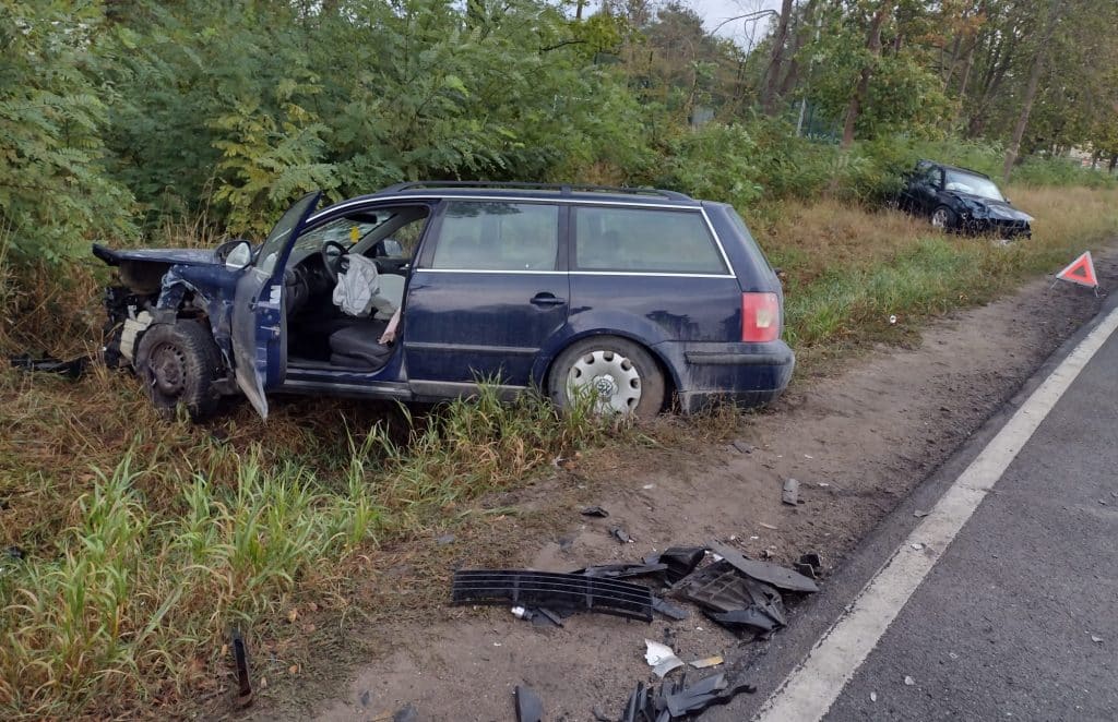 Audi uderzyło w cysternę i Volkswagena. Dwie osoby ranne Kronika policyjna Giżycko, Wiadomości, zShowcase