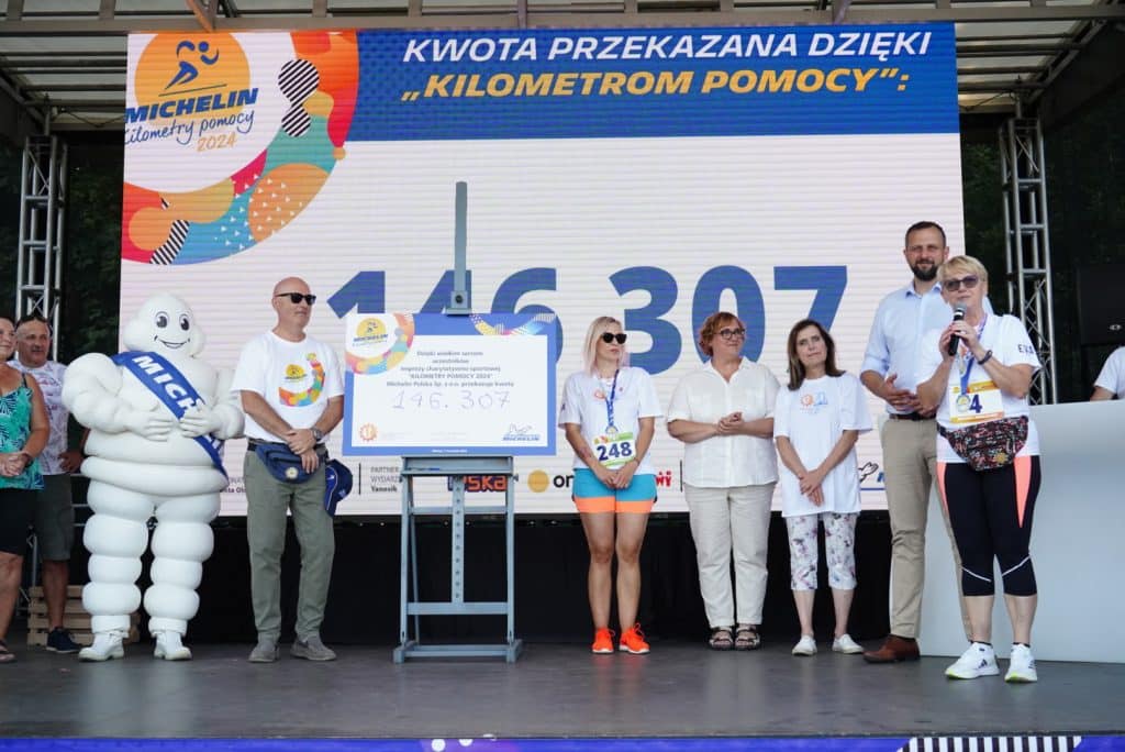 Kilometry Pomocy Michelin 2024 – prawie 150 tys. zł dla Szpitala Dziecięcego! pomoc Olsztyn, Wiadomości, zShowcase