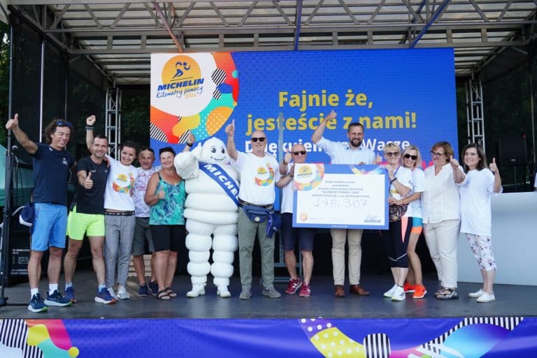 Kilometry Pomocy Michelin 2024 &ndash; prawie 150 tys. zł dla Szpitala Dziecięcego!