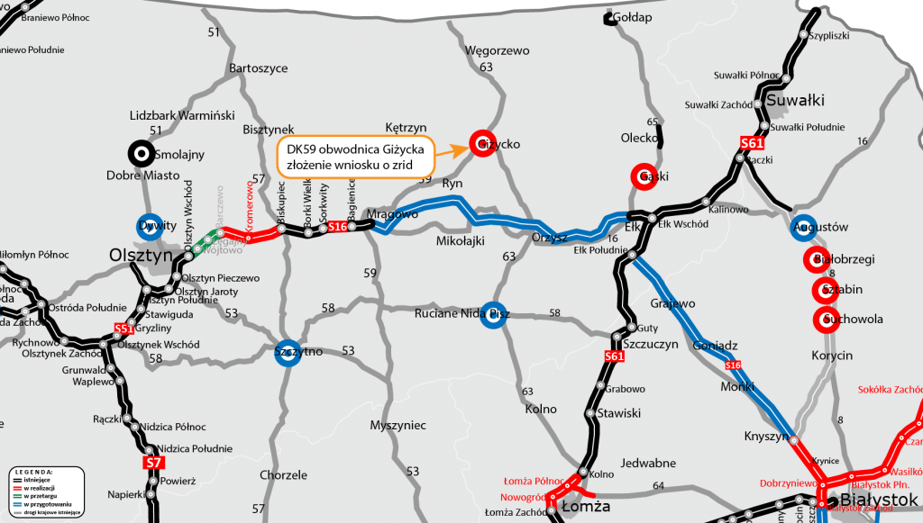Coraz bliżej budowy obwodnicy turystycznego miasta na Mazurach ruch drogowy Giżycko, Wiadomości, zShowcase