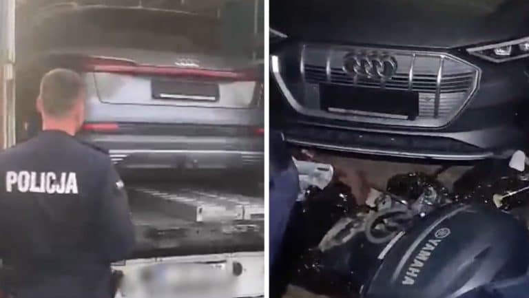 Luksusowe dwa Audi skradzione w Norwegii odnalazły się w Polsce! Policja zatrzymała transport