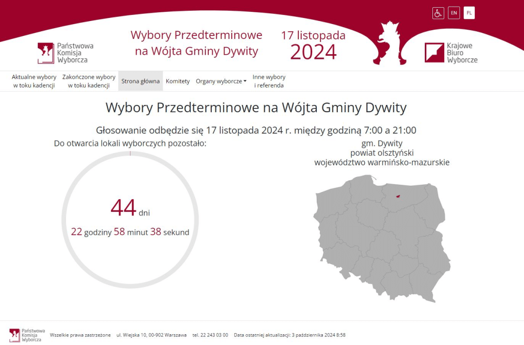 Przedterminowe wybory na wójta Gminy Dywity ogłoszone! wybory Olsztyn, Wiadomości, zShowcase