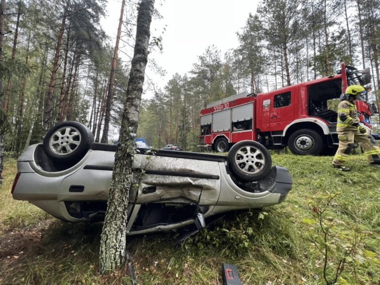 Po porannym wypadku na DK53, kolejne zdarzenie drogowe w okolicach Szczytna