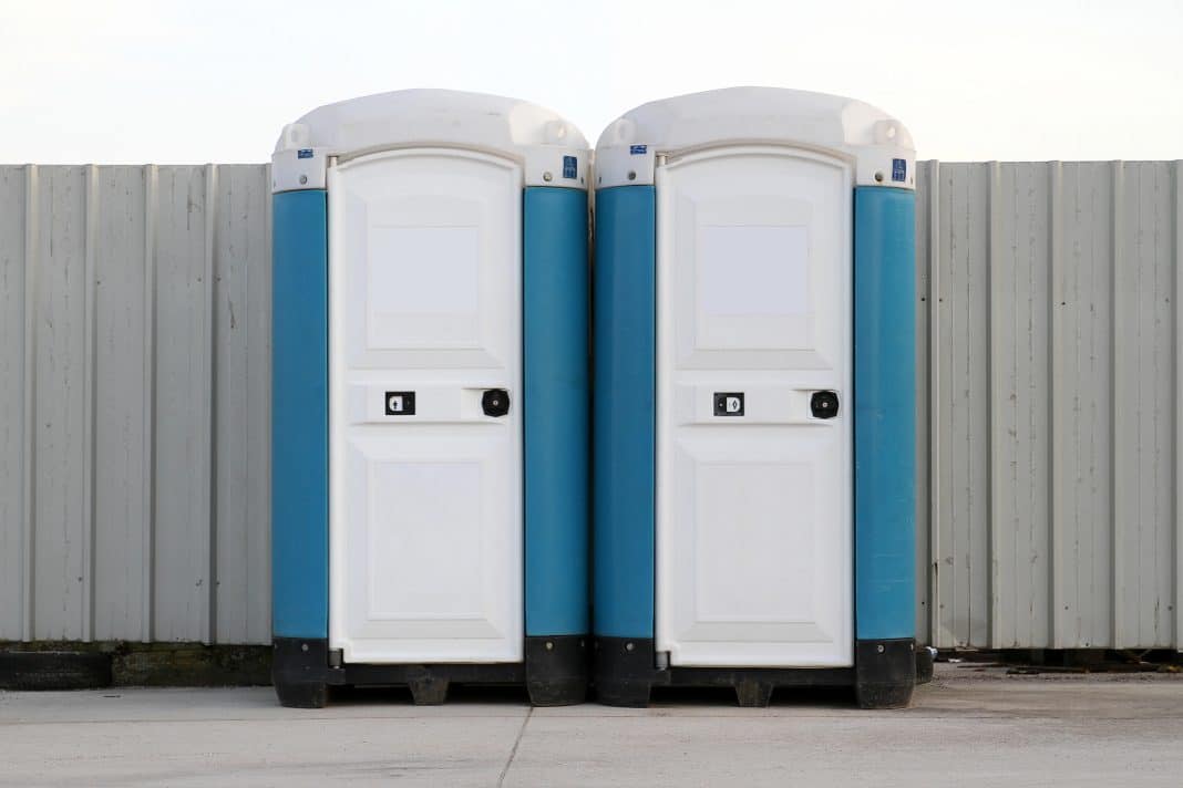 Portable public toilets