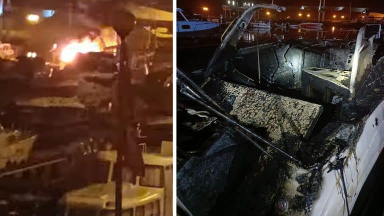 Wybuchł pożar w porcie! O krok od tragedii &ndash; obok łodzie warte miliony