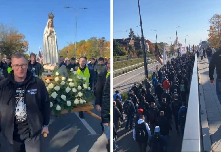 Tysiące mężczyzn na og&oacute;lnopolskim spotkaniu formacyjnym &bdquo;Wojownik&oacute;w Maryi&rdquo; w Olsztynie