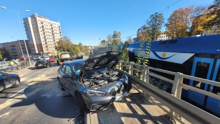 Wypadek w centrum Olsztyna &ndash; gigantyczne korki