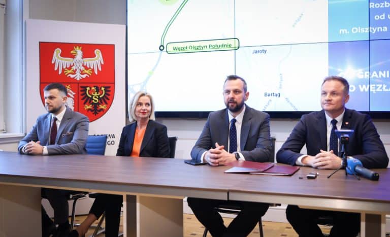 124 mln zł za dwa kilometry drogi? Podpisano umowę na przebudowę wylot&oacute;wki z Olsztyna