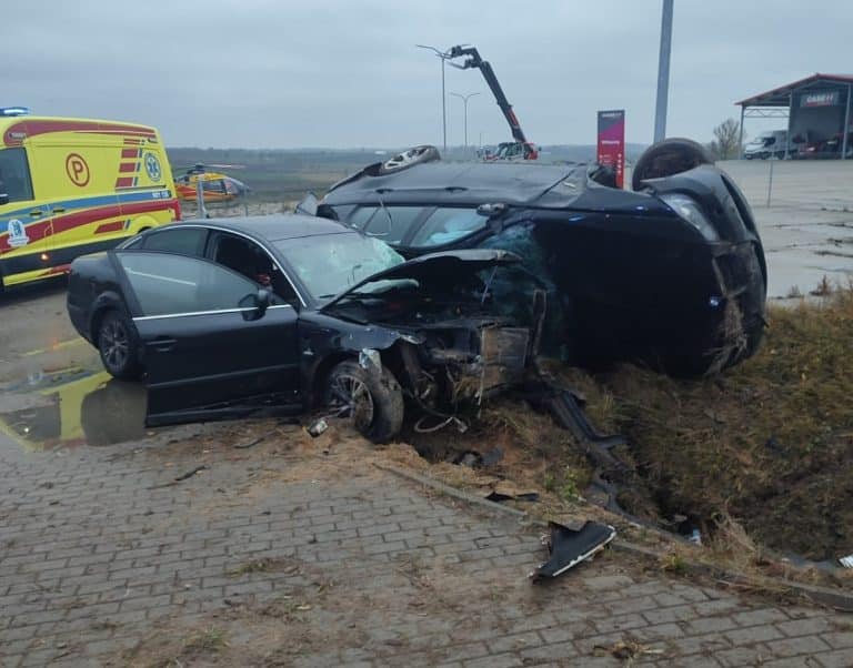 20-latek doprowadził do karambolu na DW591