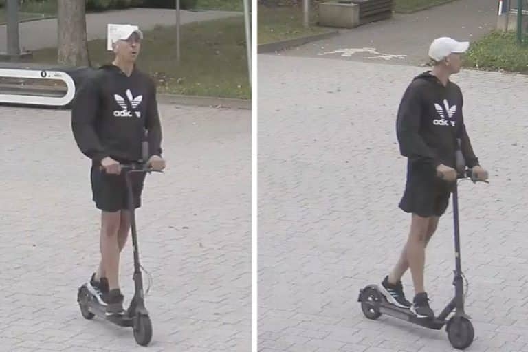 Na łowy hulajnogą. Przebiegły złodziej grasuje po Olsztynie