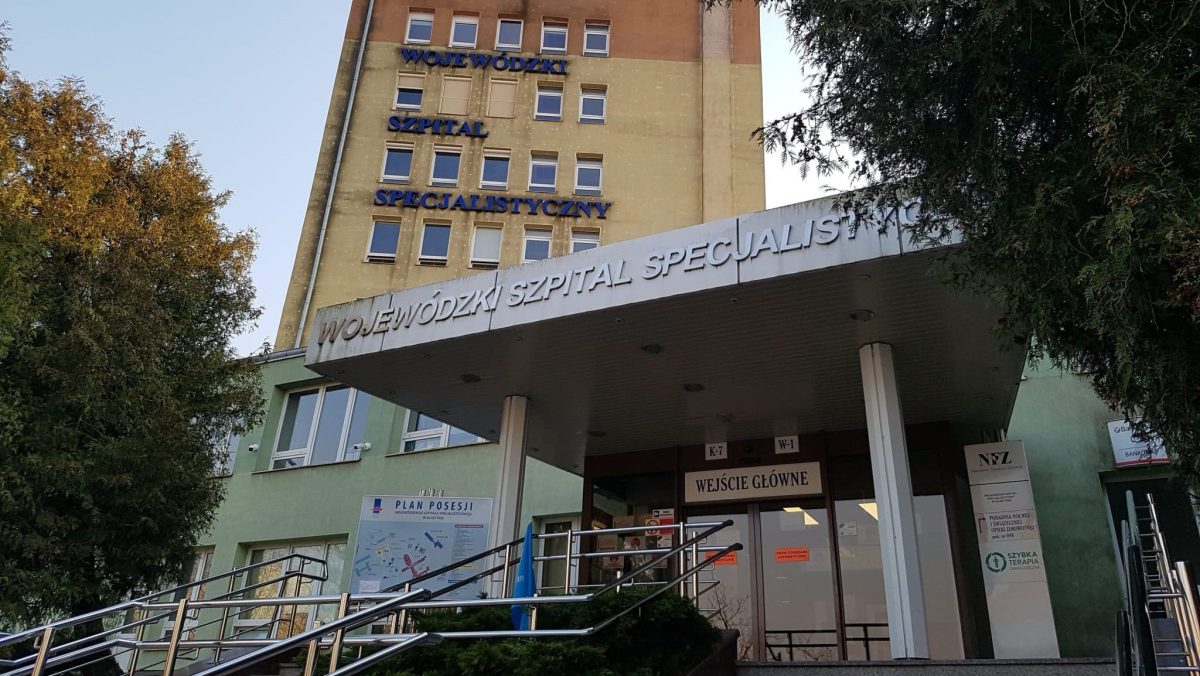 Budynek szpitala wojewódzkiego.