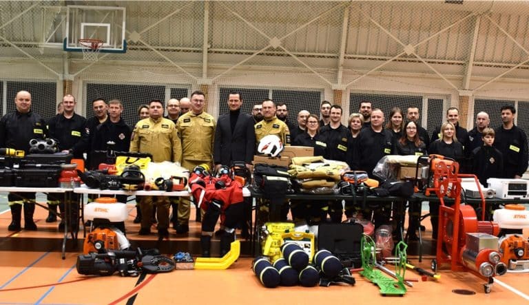 Gmina Stawiguda z nowym sprzętem strażackim