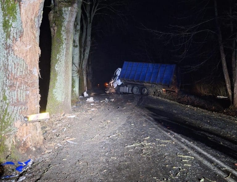 Kierowca tira nie żyje