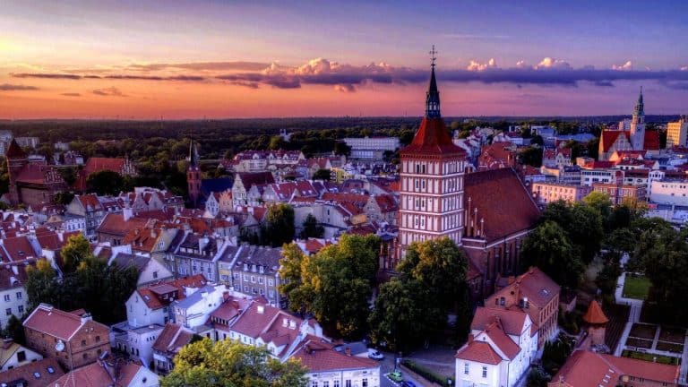 Olsztyn z g&oacute;ry