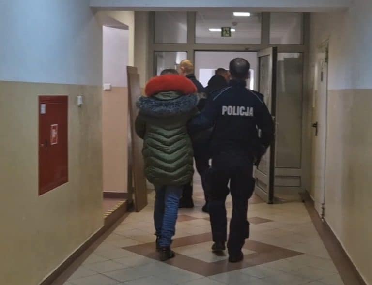 aresztowana za napaść