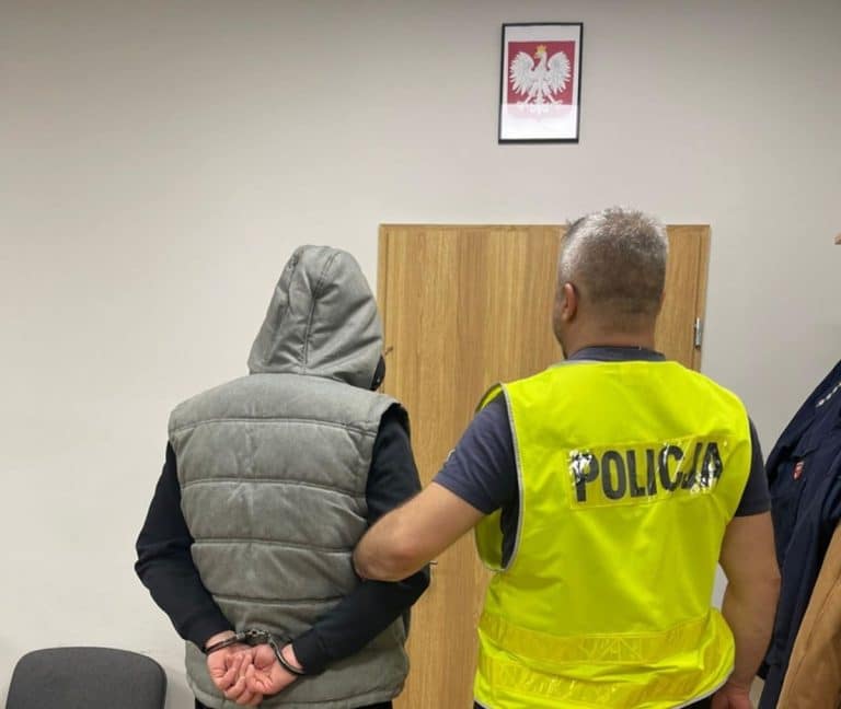 jeden z aresztowanych