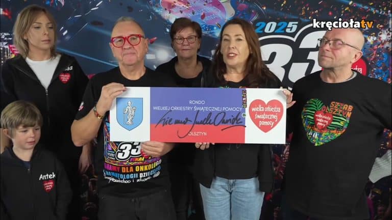 sztab Wośp Olsztyn z Owsiakiem