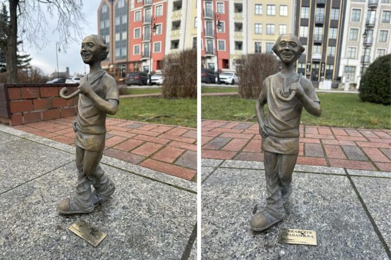 uszkodzona figurka Piekarczyka