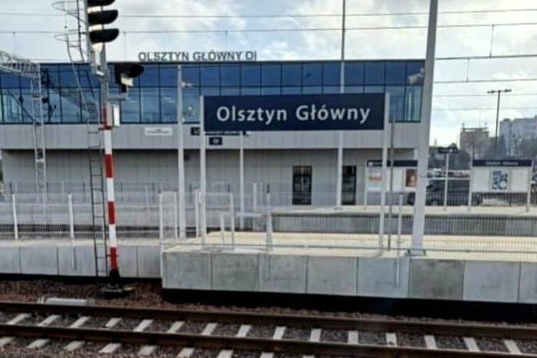 dworzec w Olsztynie