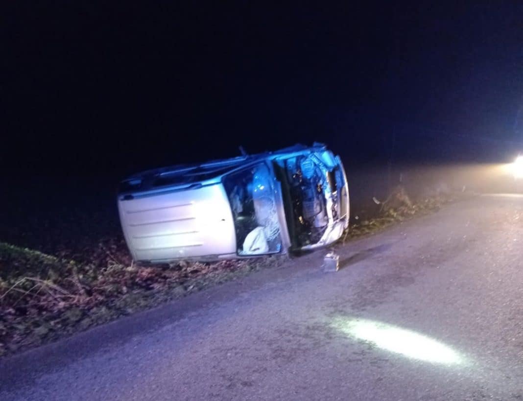 wypadek w powiecie ostródzkim