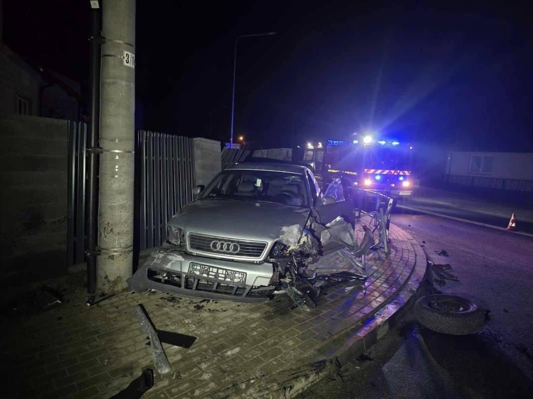 wypadek w miejscowości Dąbrowy